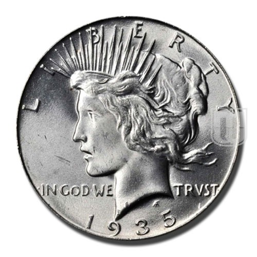 One Dollar | 1935 | KM # 150 | O