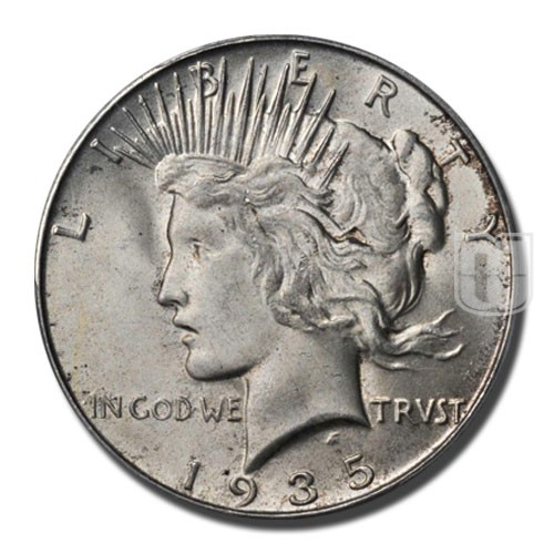 One Dollar | 1935 | KM # 150 | O