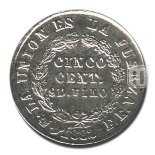 5 Centavos | 1882/1 | KM 157.1 | O
