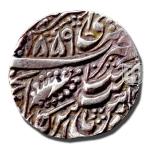 Rupee | 1859 | KM 20.2c; Hans Herrli 01.07.04 | R
