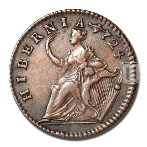 Halfpenny | 1724 | KM #23.1 | R