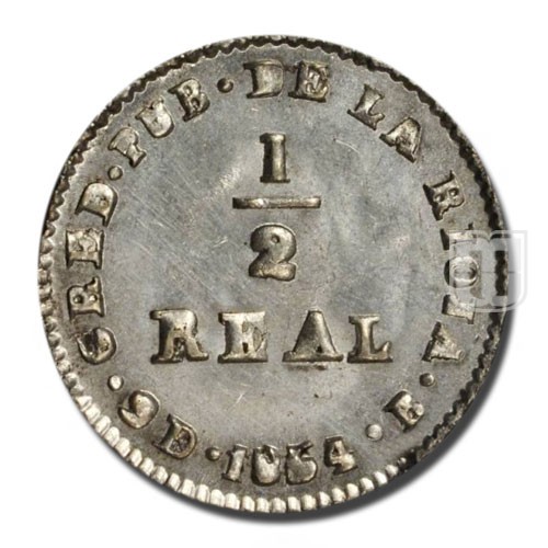 1/2 Real | 1854 | KM 23 | R