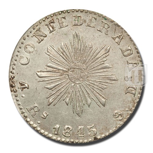 4 Reales | 1845 | KM 24.2 | R