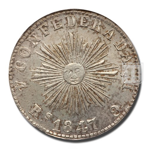 4 Reales | 1847 | KM 24.3 | R