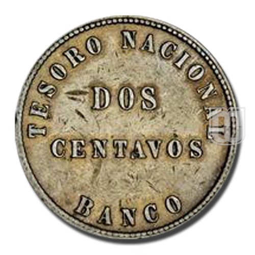 2 Centavos | 1854 | KM # 24 | R