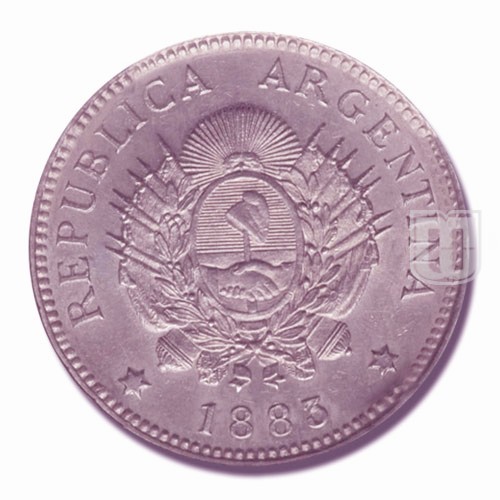 50 Centavos | 1883 | KM 28 | O