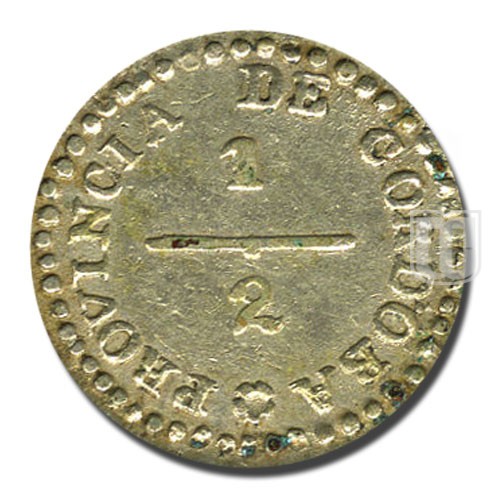 1/2 Real | 1850 | KM 29 | R