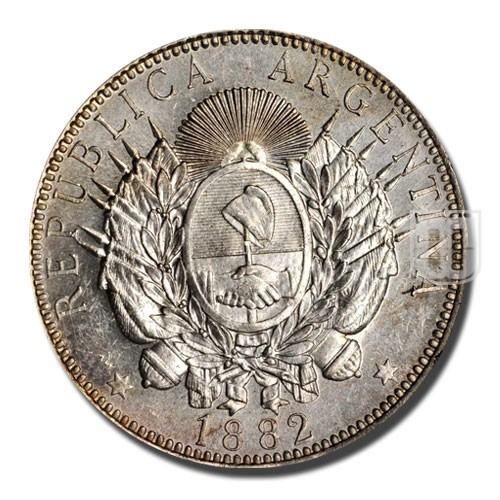 Peso | 1882 | KM 29 | O