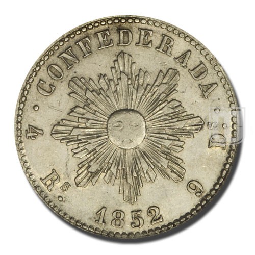 4 Reales | 1852 | KM 31 | R