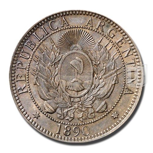 2 Centavos | 1890 | KM # 33 | O