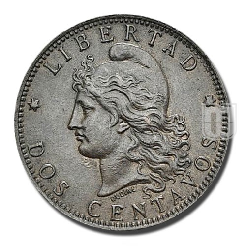 2 Centavos | 1891 | KM # 33 | R