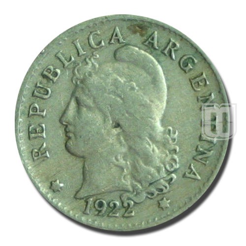 5 Centavos | 1922 | KM 34 | O
