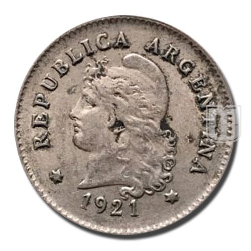 10 Centavos | 1921 | KM 35 | O