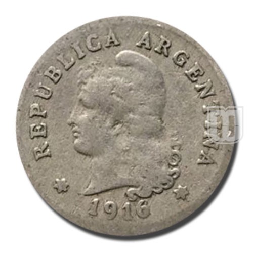 10 Centavos | 1916 | KM 35 | O