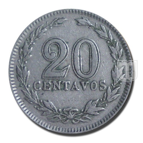 20 Centavos | 1925 | KM 36 | R