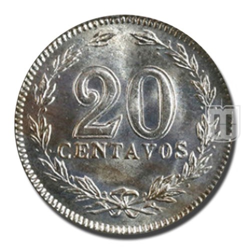 20 Centavos | 1921 | KM 36 | R