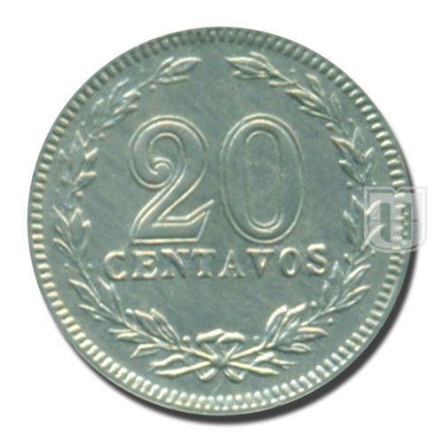 20 Centavos | 1915 | KM 36 | R