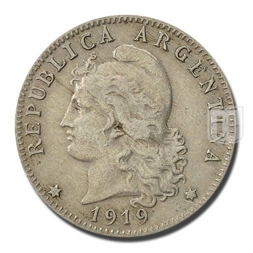 20 Centavos | 1919 | KM 36 | O