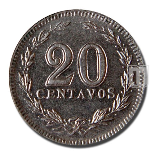 20 Centavos | 1924 | KM 36 | R