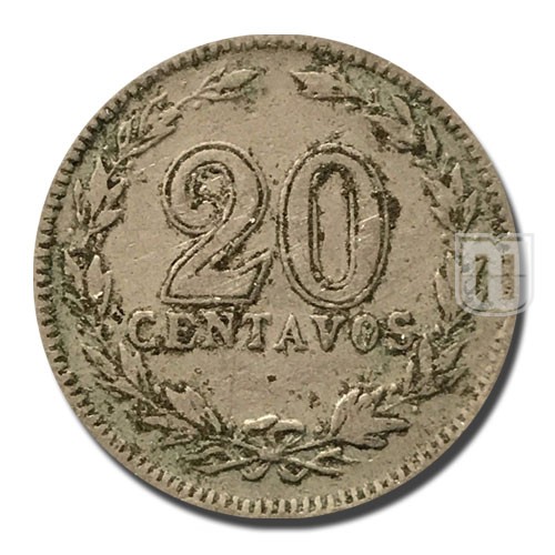 20 Centavos | 1926 | KM 36 | R