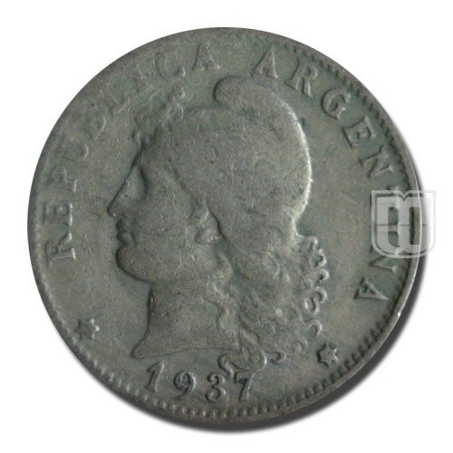 20 Centavos | 1937 | KM 36 | O