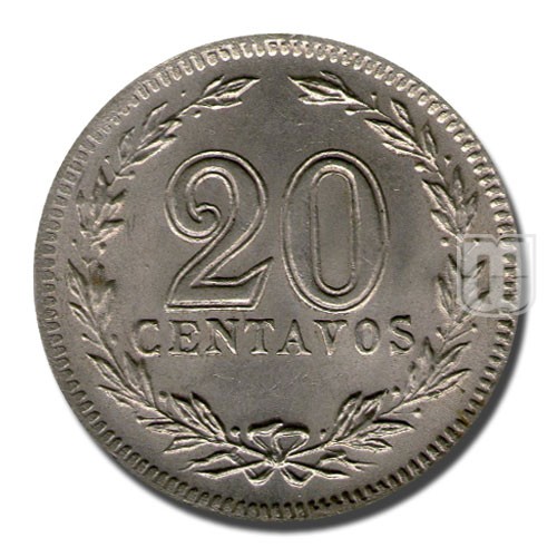 20 Centavos | 1938 | KM 36 | R