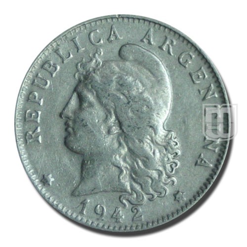 20 Centavos | 1942 | KM 36 | O