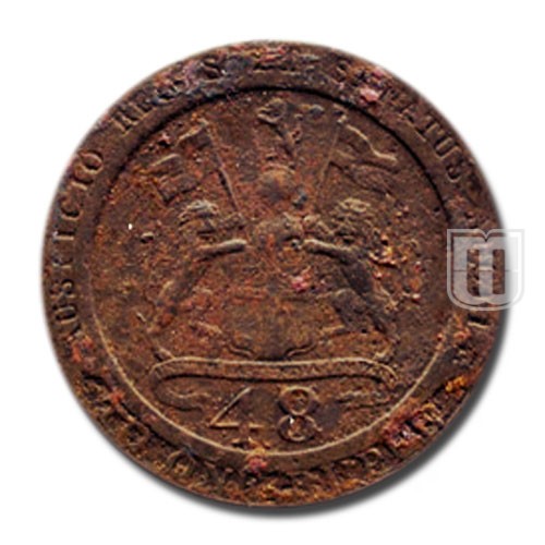Dub Coin 1/48 Rupee (Dub) | 1794 | KM 394 | Coins | Mintage World