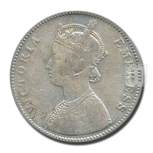 Rupee | 1877 | KM 45 | O