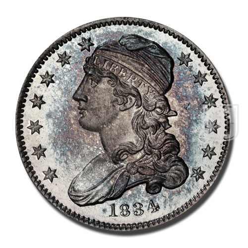 Quarter Dollar | 1834 | KM 55 | O