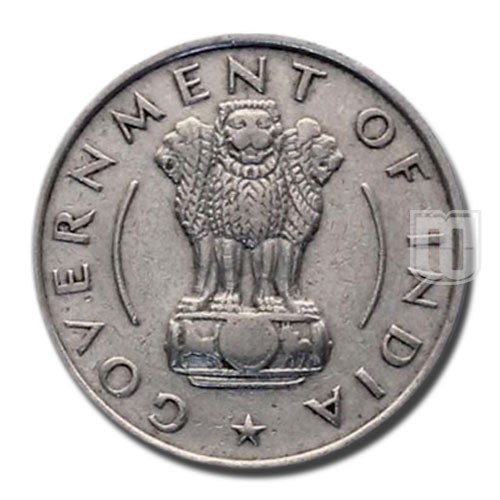 1/2 Rupee | 1956 | KM# 6.3 | O