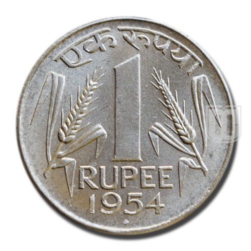 Rupee | 1954 | KM# 7.2 | R