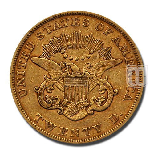 Twenty Dollar | 1857 | KM 74.1 | R