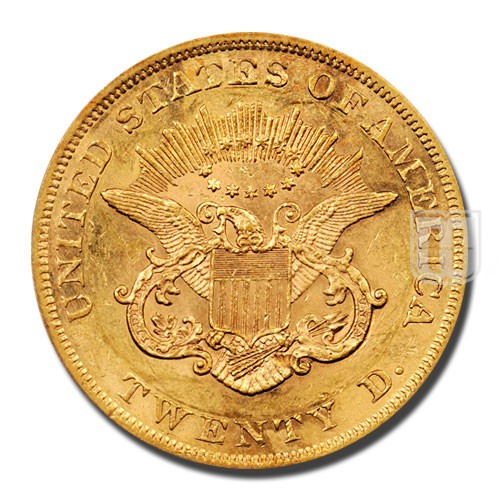 Twenty Dollar | 1861 | KM 74.1 | R