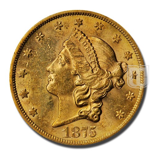 Twenty Dollar | 1875 | KM 74.2 | O
