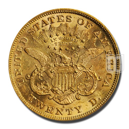 Twenty Dollar | 1875 | KM 74.2 | R