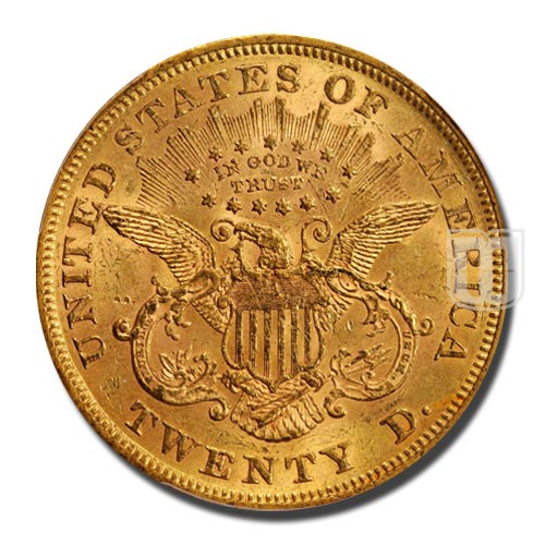 Twenty Dollar | 1866 | KM 74.2 | R