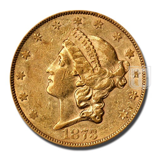 Twenty Dollar | 1873 | KM 74.2 | O