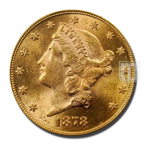 Twenty Dollar | 1878 | KM 74.3 | O
