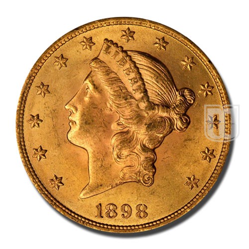 Twenty Dollar | 1898 | KM 74.3 | O
