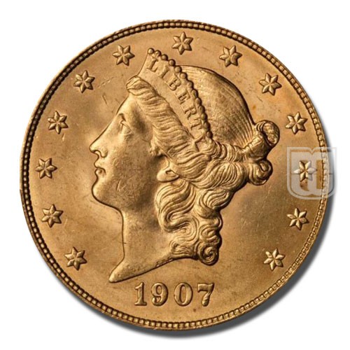 Double Eagle | 1907 | KM # 74.3 | O