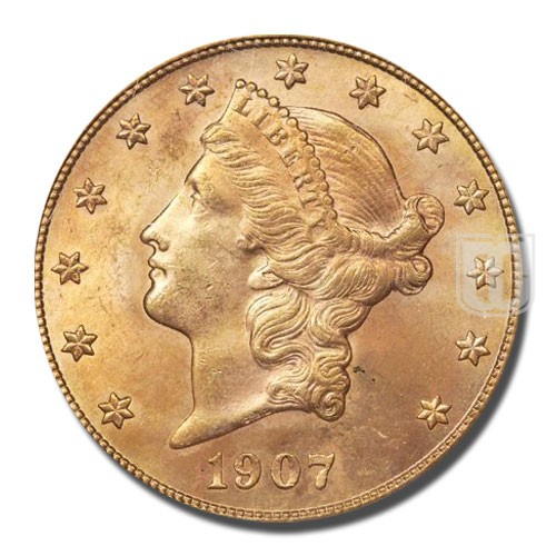 Double Eagle | 1907 | KM # 74.3 | O