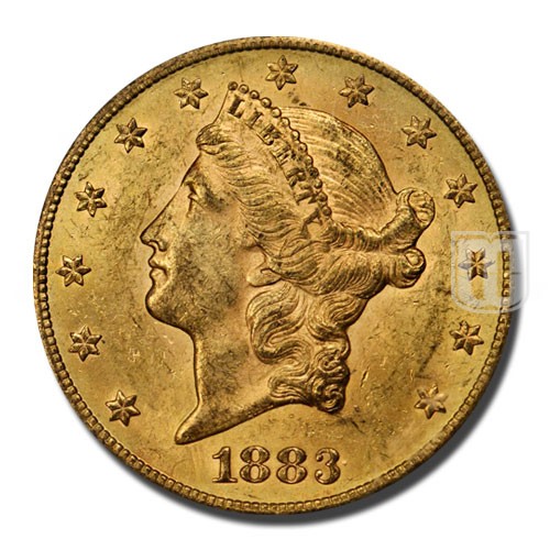 Twenty Dollar | 1883 | KM 74.3 | O