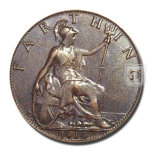 One Farthing | 1914 | KM 808.1 | R