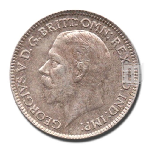 Six  Pence | 1929 | KM 832 | O