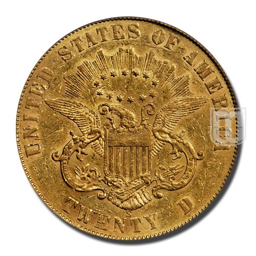 Twenty Dollar | 1861 | KM 93 | R