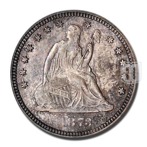 Quarter Dollar | 1873 | KM 98 | O