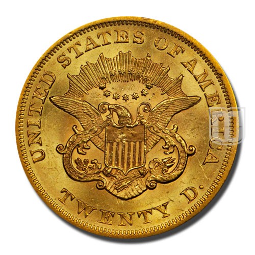 Twenty Dollar | 1865 | KM A74.1 | R