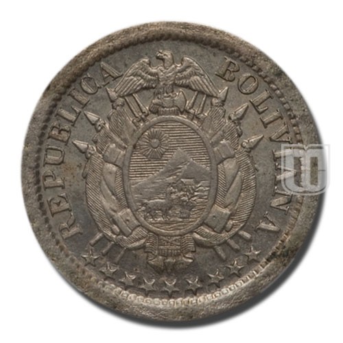 5 Centavos | 1883 | KM E6 | O
