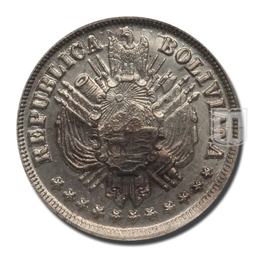 5 Centavos | 1868 | KM Pn14 | O